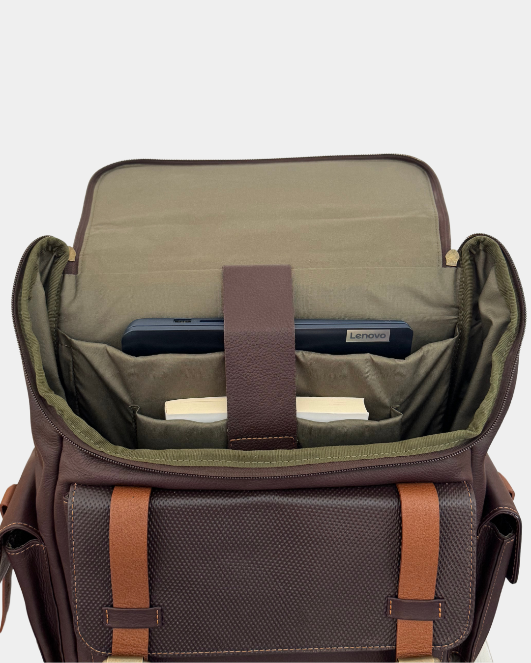Morral de Cuero Adventure Café