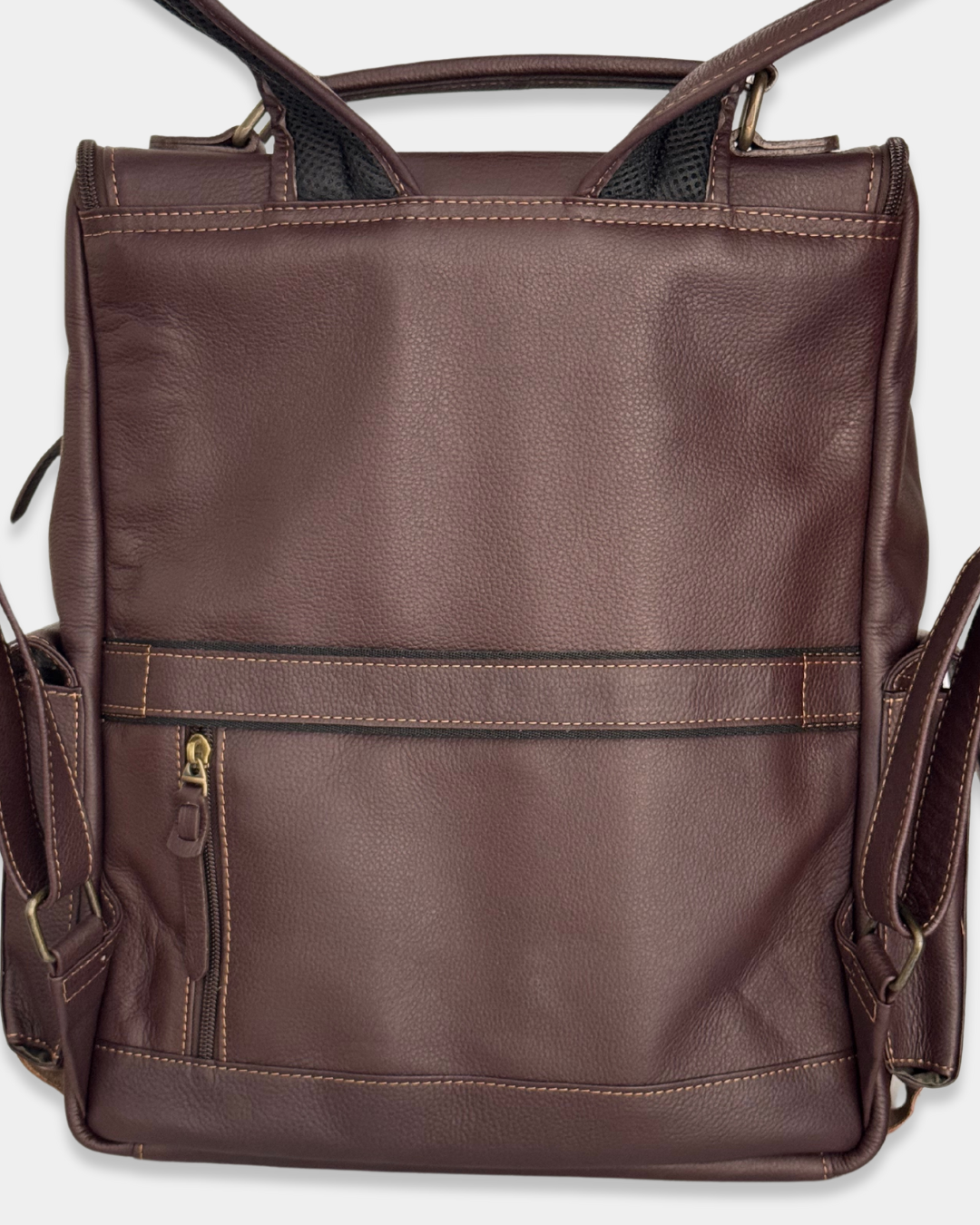 Morral de Cuero Adventure Café