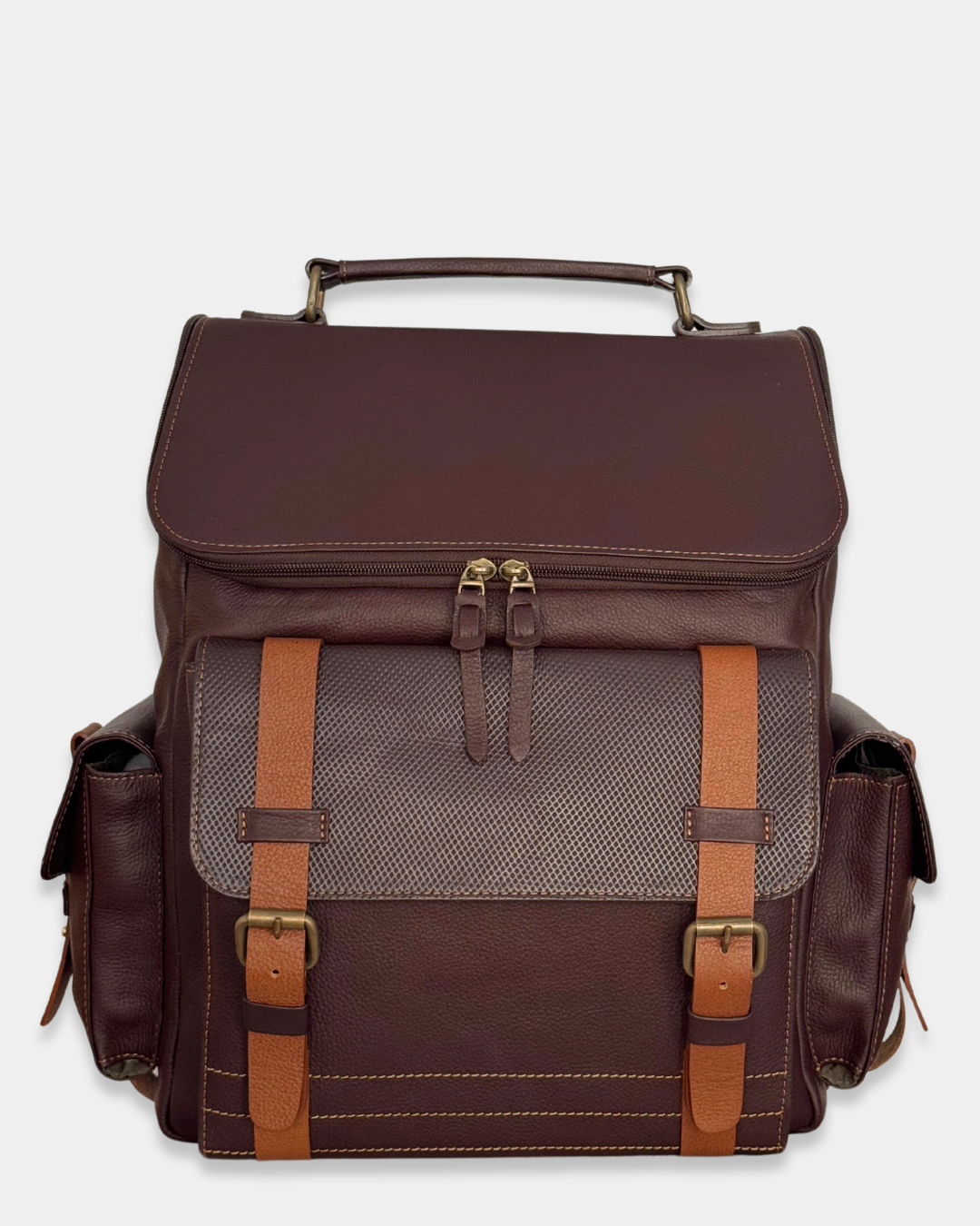 Morral de Cuero Adventure Café