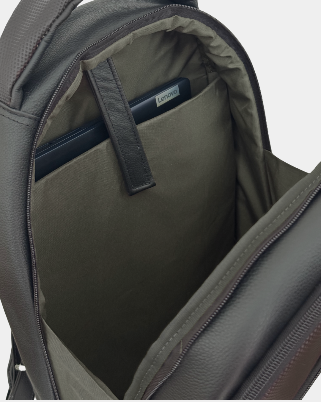 Morral de Cuero Business Negro