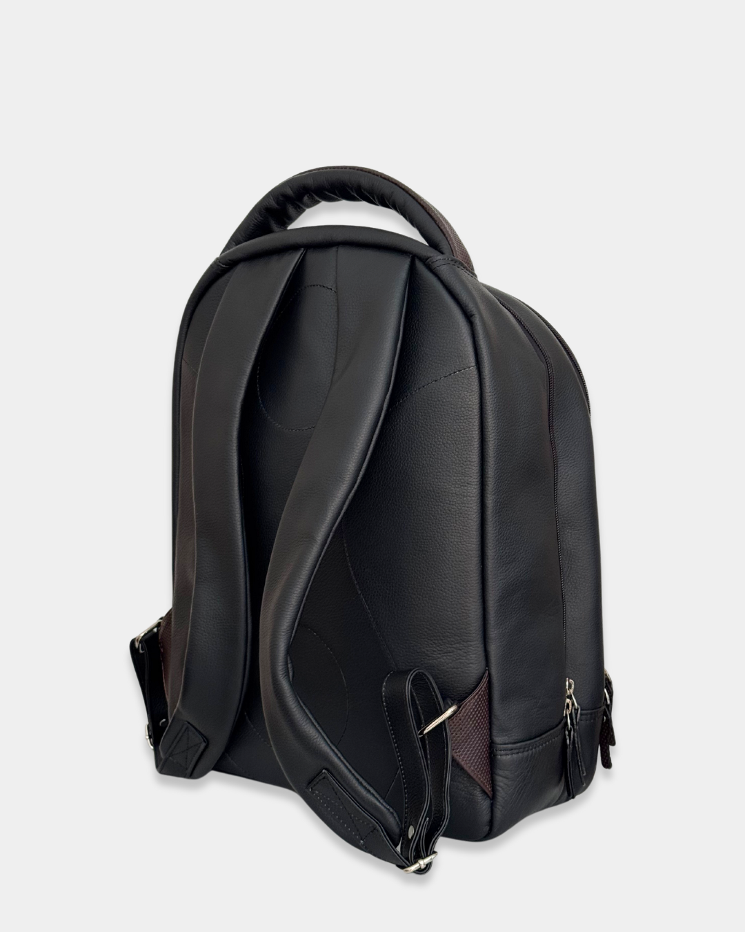 Morral de Cuero Business Negro / Café