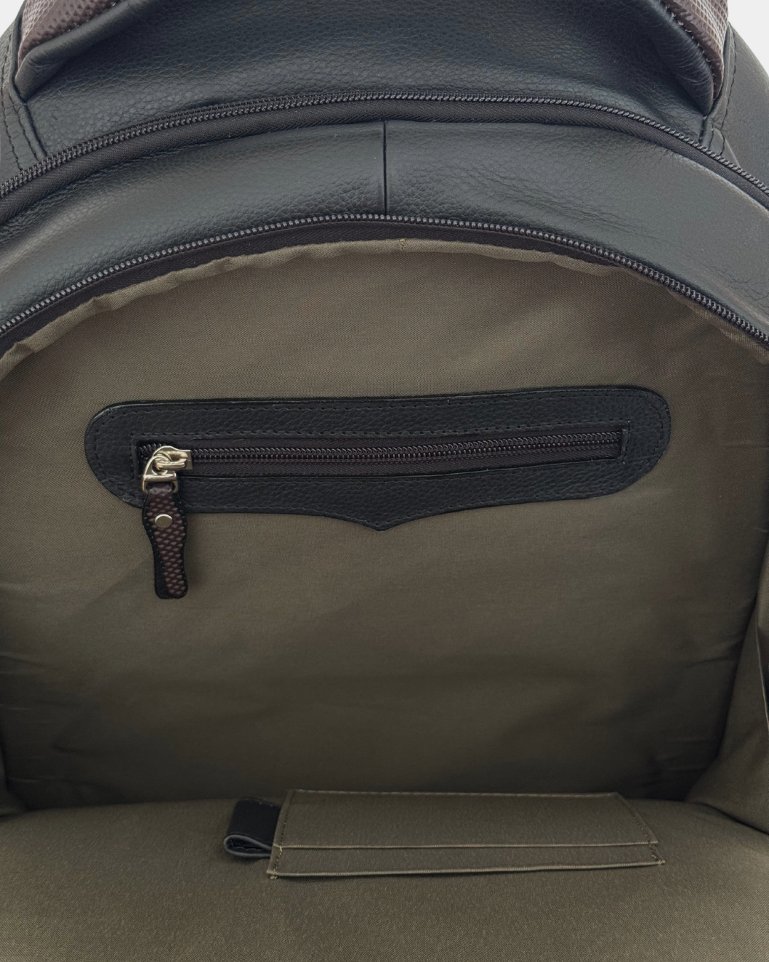 Morral de Cuero Business Negro / Café