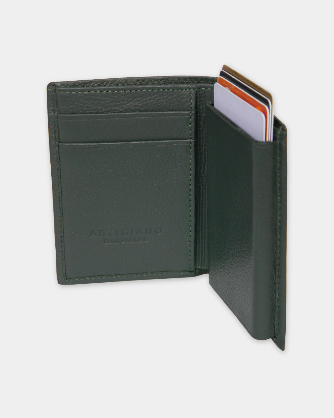 Billetera RFID Slim en Cuero