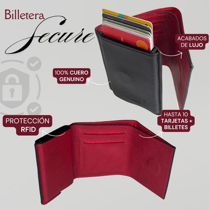 Billetera Secure en Cuero