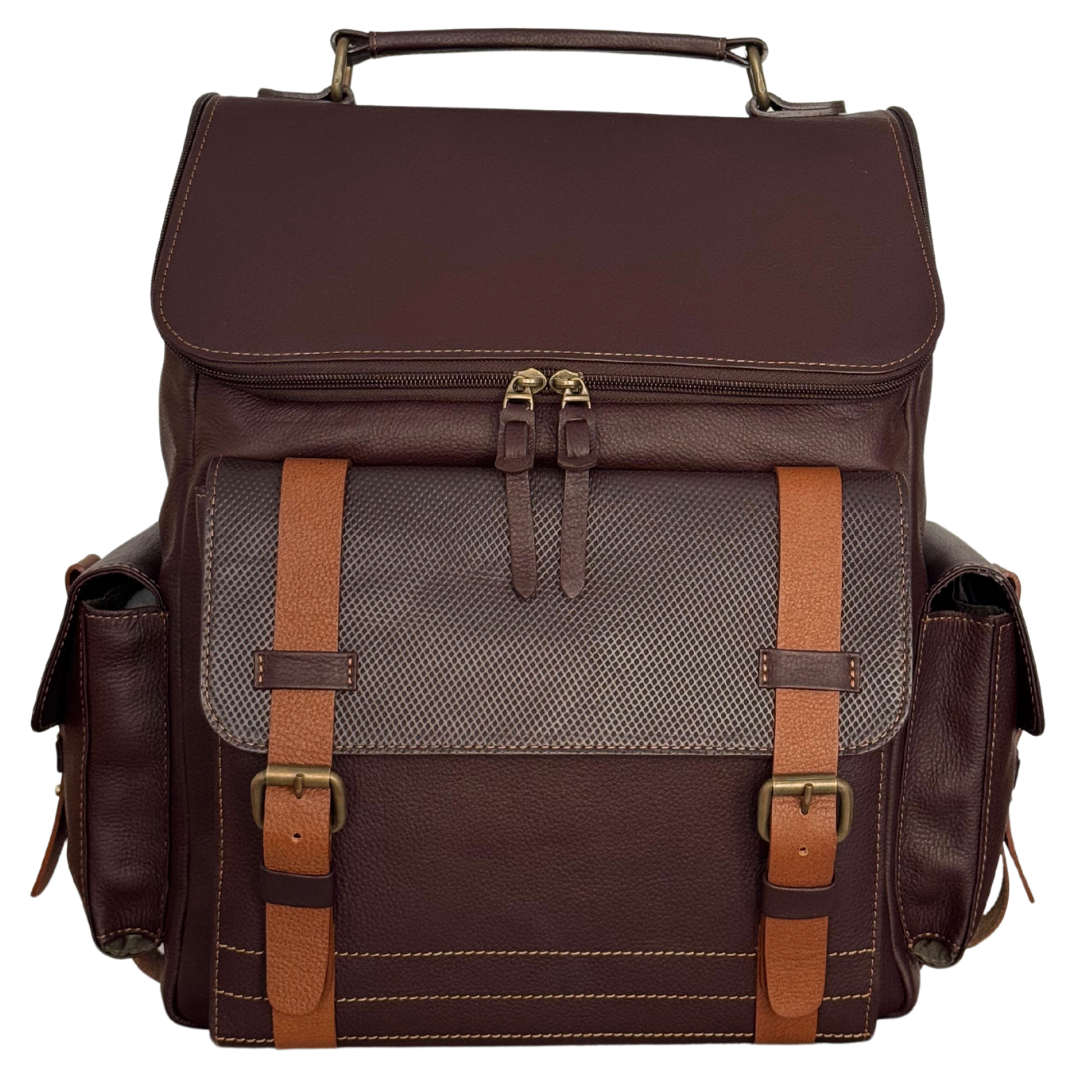 Morral de Cuero Adventure Café