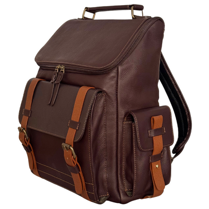 Morral de Cuero Adventure Café