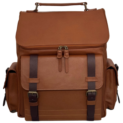 Morral de Cuero Adventure Miel