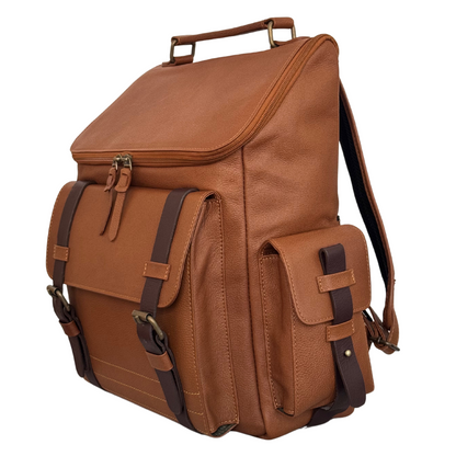 Morral de Cuero Adventure Miel