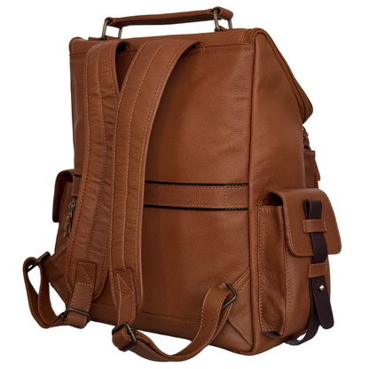 Morral de Cuero Adventure Miel