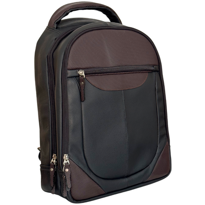 Morral de Cuero Business Negro / Café