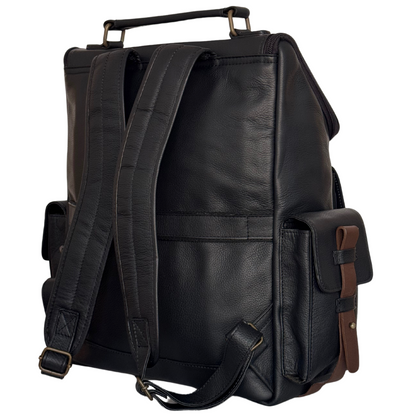 Morral de Cuero Adventure Negro