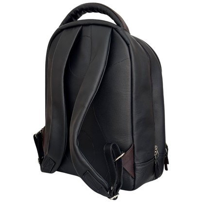 Morral de Cuero Business Negro / Café