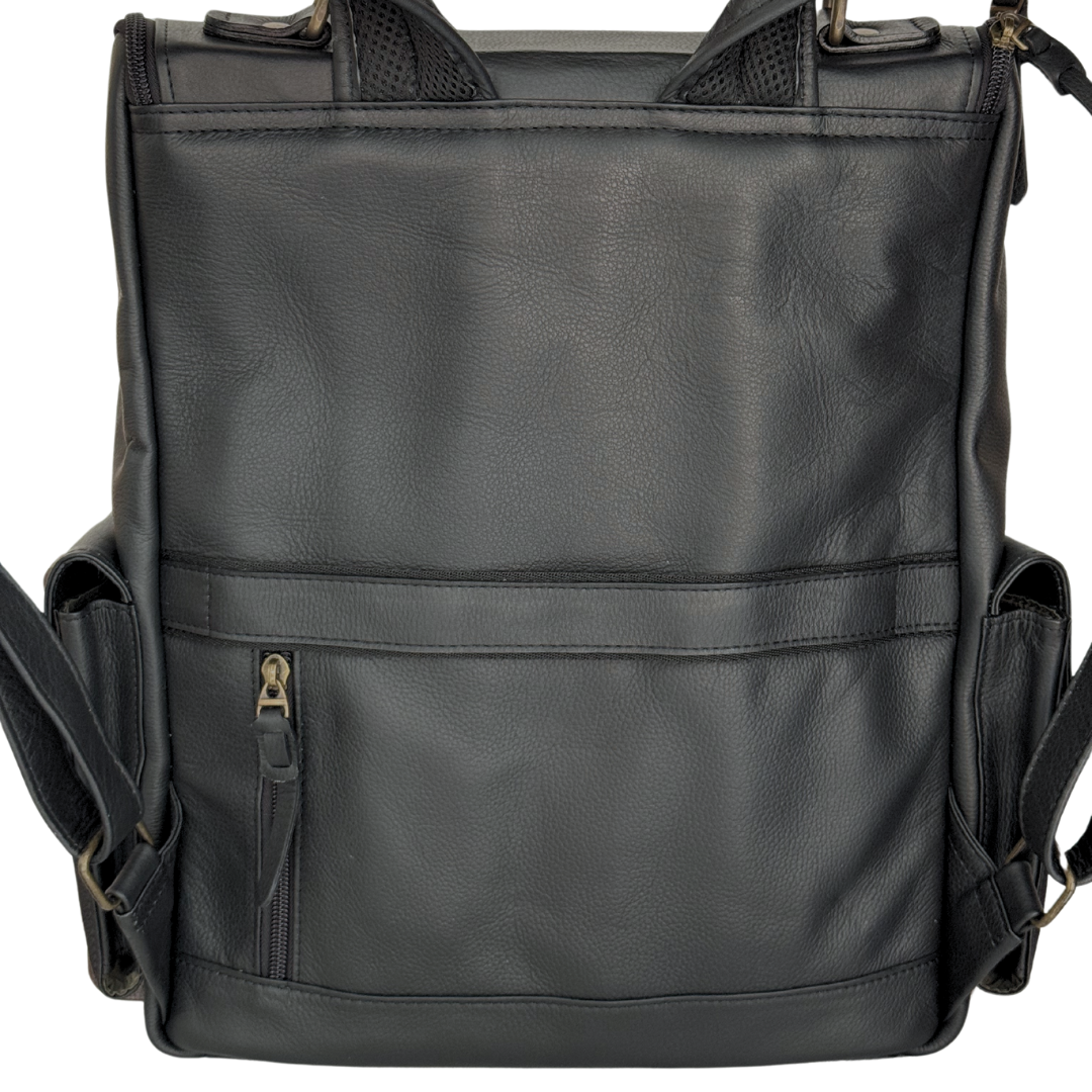 Morral de Cuero Adventure Negro