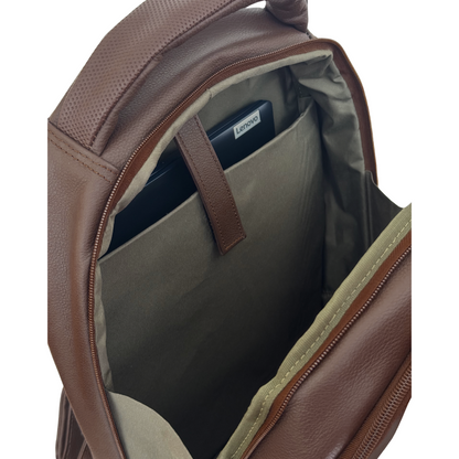 Morral de Cuero Business Café