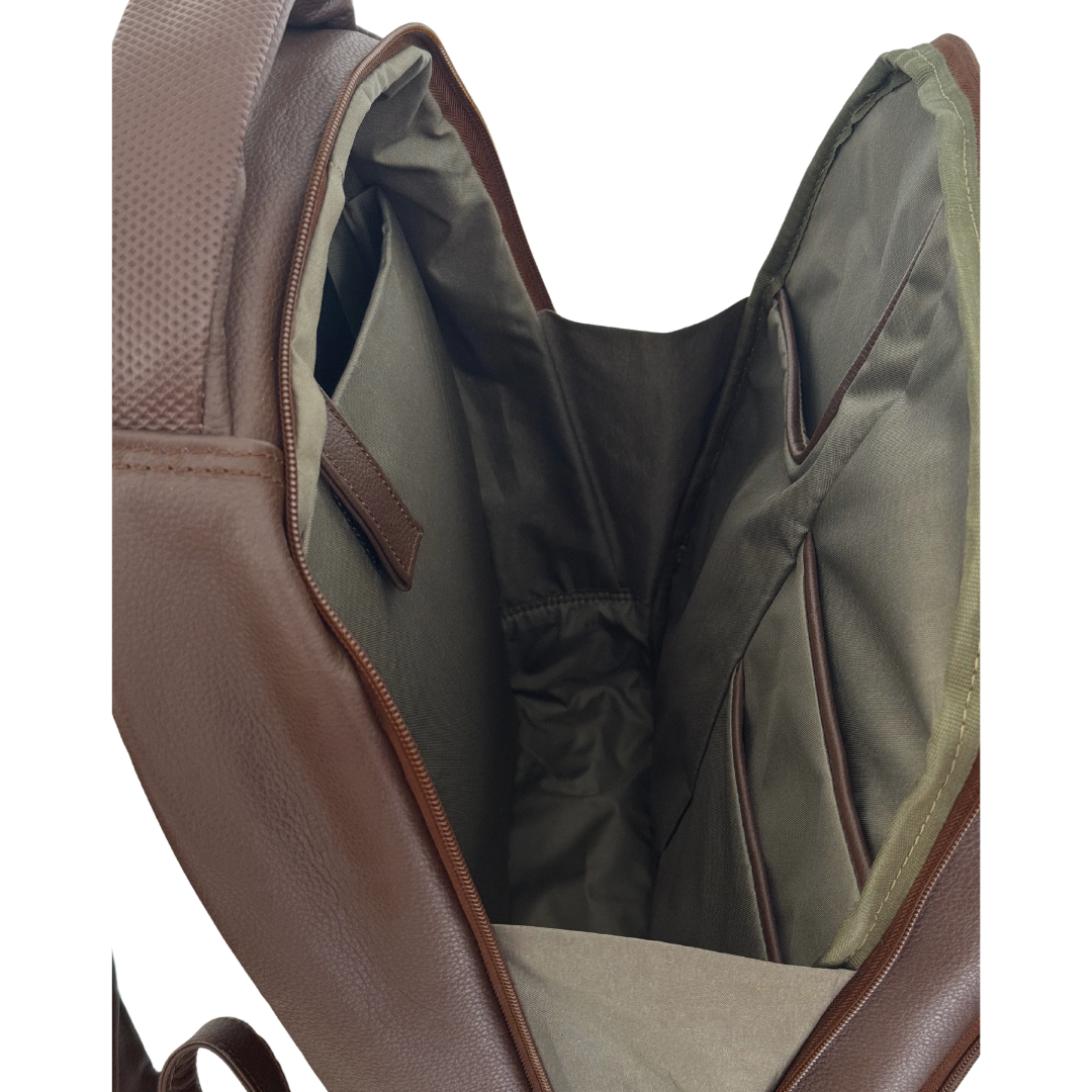 Morral de Cuero Business Café