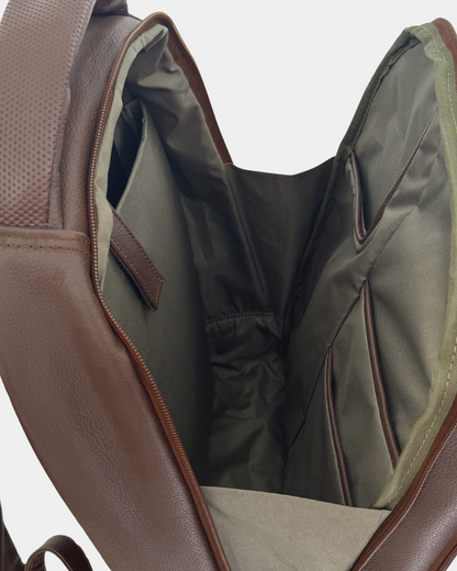 Morral de Cuero Business Café