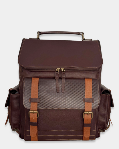 Morral de Cuero Adventure Café