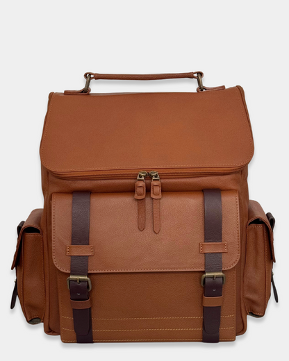 Morral de Cuero Adventure Miel
