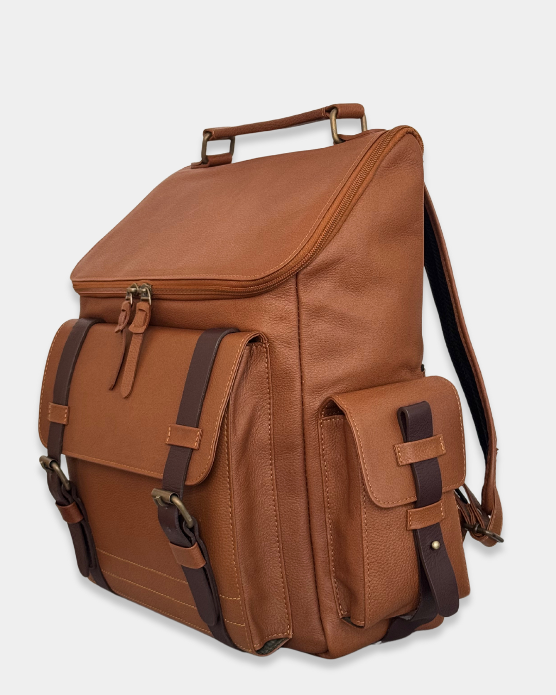 Morral de Cuero Adventure Miel