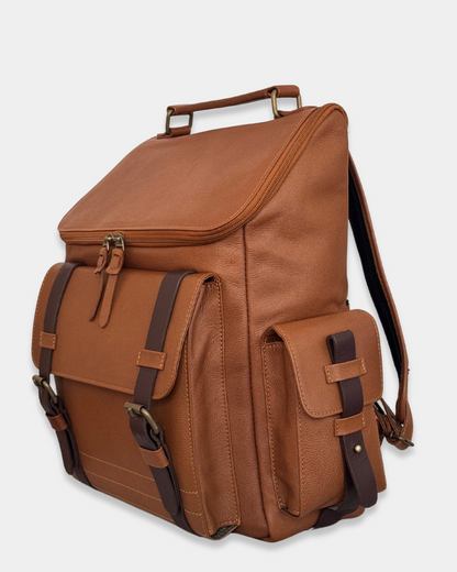 Morral de Cuero Adventure Miel