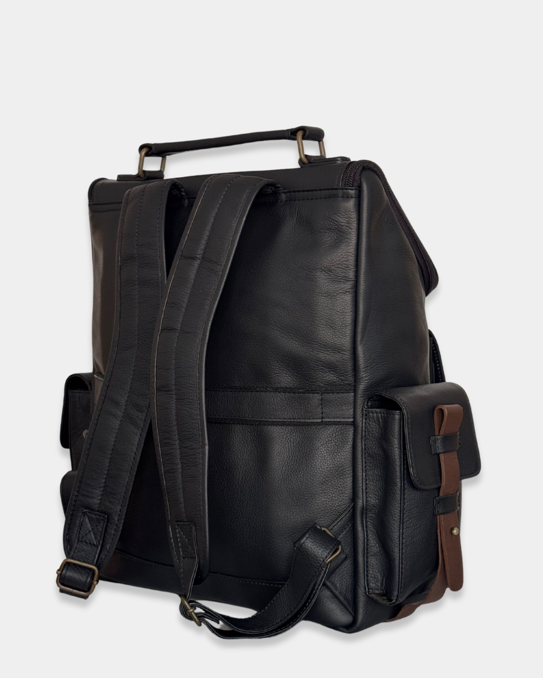 Morral de Cuero Adventure Negro