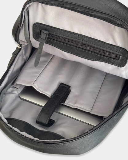 Morral de Cuero Walker Negro
