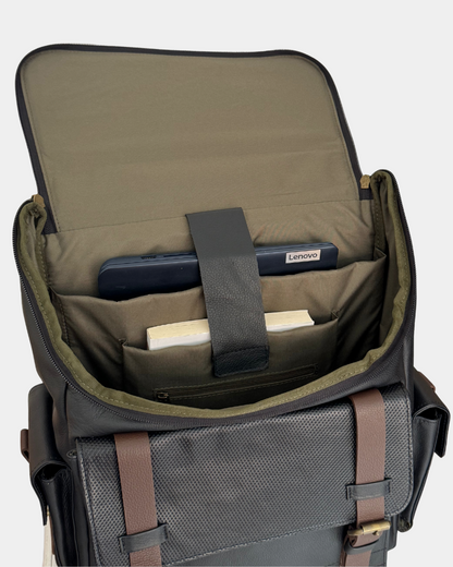 Morral de Cuero Adventure Negro