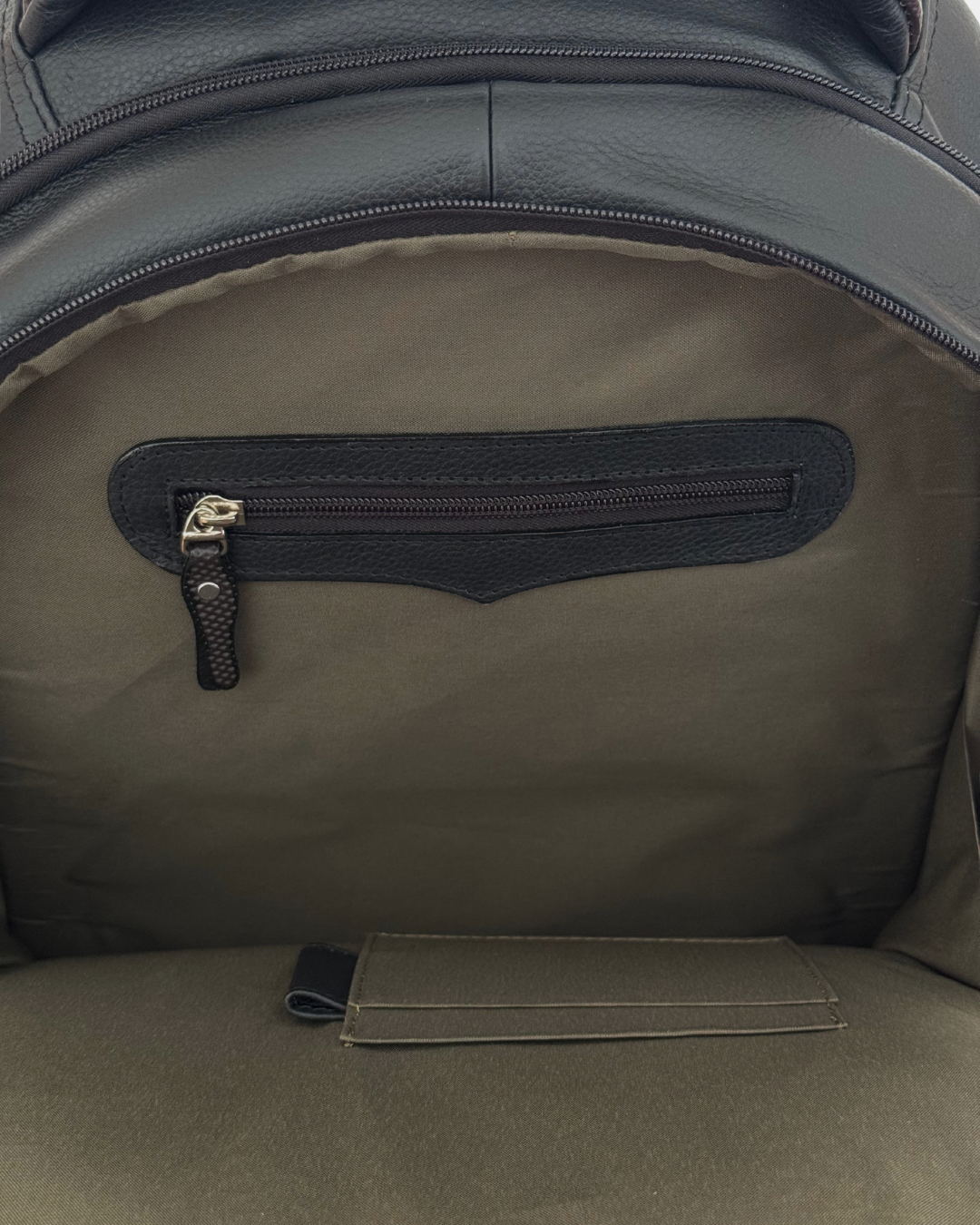 Morral de Cuero Business Negro