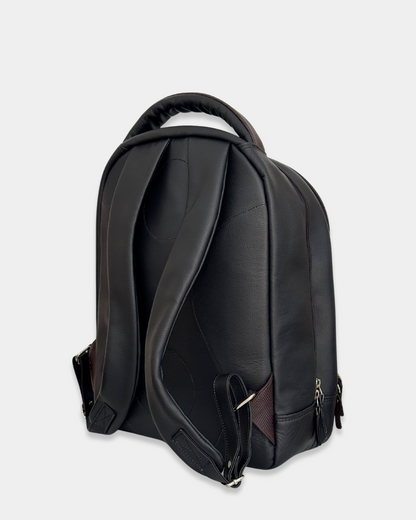 Morral de Cuero Business Negro / Café