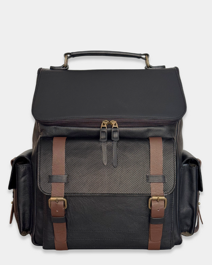 Morral de Cuero Adventure Negro