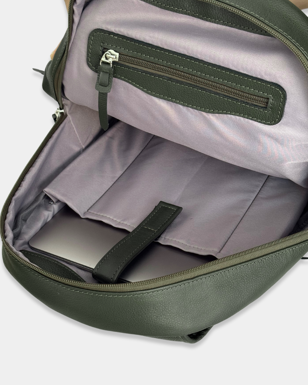 Morral de Cuero Walker Verde